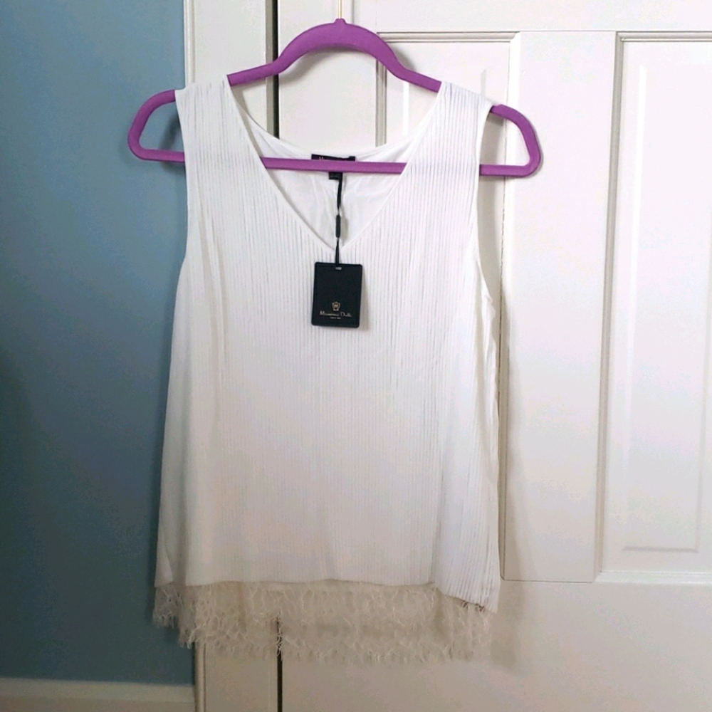Massimo Dutti Pleated Top